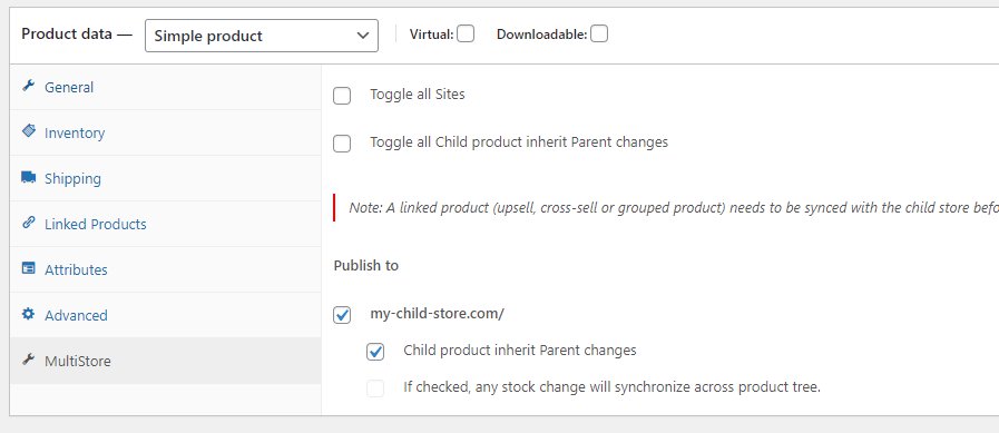 woocommecre-sync-settings-single-product-page